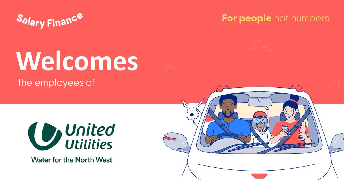 We are thrilled to welcome @unitedutilities to our client #Community! Their employees are now part of the #SalaryFinance family and have access to practical #benefits, which will allow them to #Borrow responsibly and #Learn positive financial habits! #HR #EmployeeEngagement