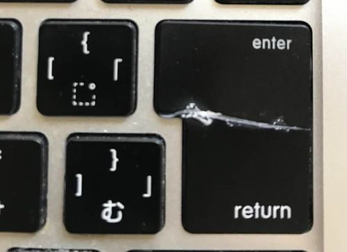 キーボードパーツ専門店さん エンターキーの打鍵音を響かせていた友人が ついにやっちまいました Togetter