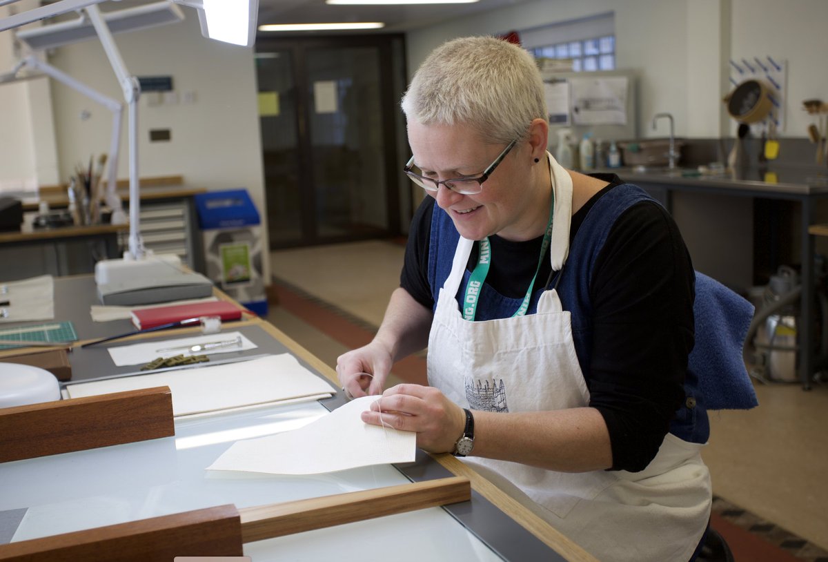 Introducing ‘Voices from the Bodleian’ - a new blog series on LinkedIn!

Meet our staff members, and learn what makes them tick. First up is Nicole Gilroy, our head of Conservation <a href="/BodCons/">BodleianConservation</a> who has been at the library for over 20 years!

linkedin.com/pulse/voices-f…
