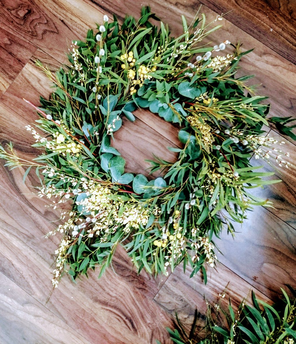 Spring wreaths are go - order today for delivery next weekend in time for #MothersDay #limerick #shoplocalonline at whitedovenurseries.com #springcolour