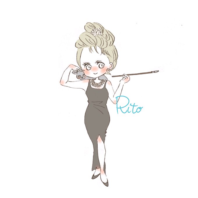 オードリーヘップバーンのtwitterイラスト検索結果