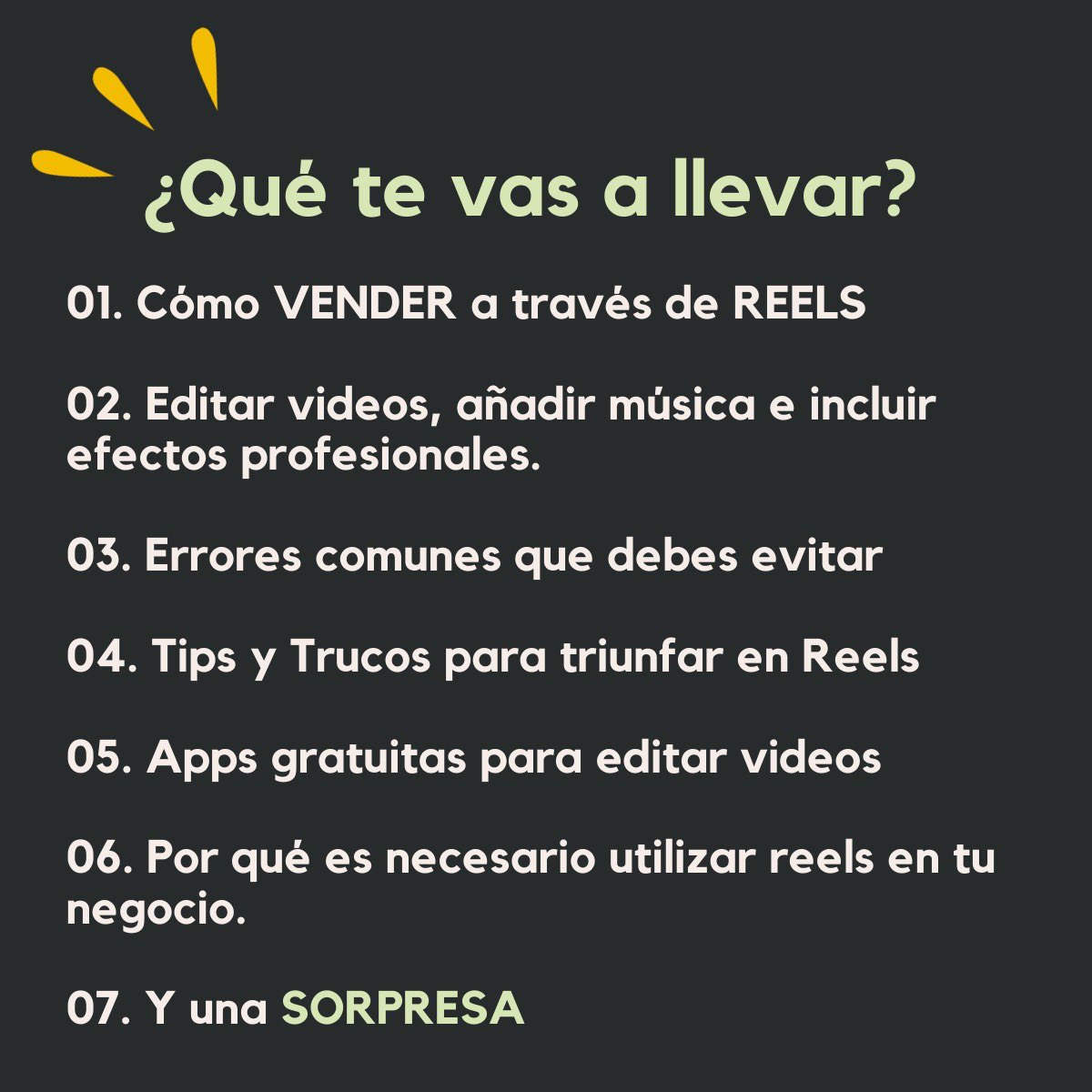 Vuelve nuestra formación online ⚡️CURSO DE REELS con <a href="/juancarlosogorb/">Juan Carlos</a> !!!

Sácale el máximo partido a Instagram con tus Reels.
Aumenta tu visibilidad ,tus seguidores y por supuesto , tus ventas .

📆 10 de marzo
⏰ de 16:00 a 18:00
👩‍💻 Zoom
PvP 15€
forms.gle/H4QKYoTSDxcB3z…