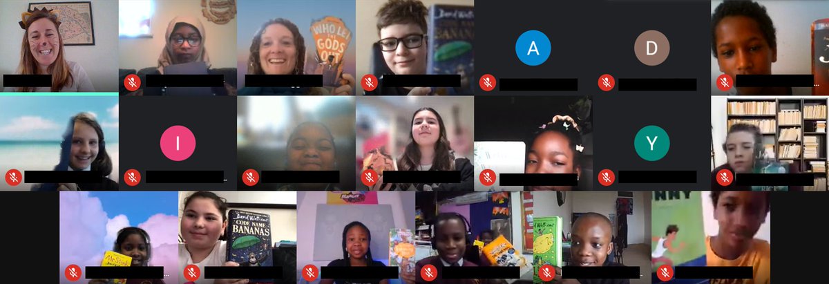 MissMHMPS's tweet photo. Year 6 @HerbMorrPriSch really enjoyed our World Book Day Class Google Meet today in preparation for the big day tomorrow! We shared our favourite books with everyone and chatted about what made us love them so much!  #WorldBookDay https://t.co/6ZTXENZKLz