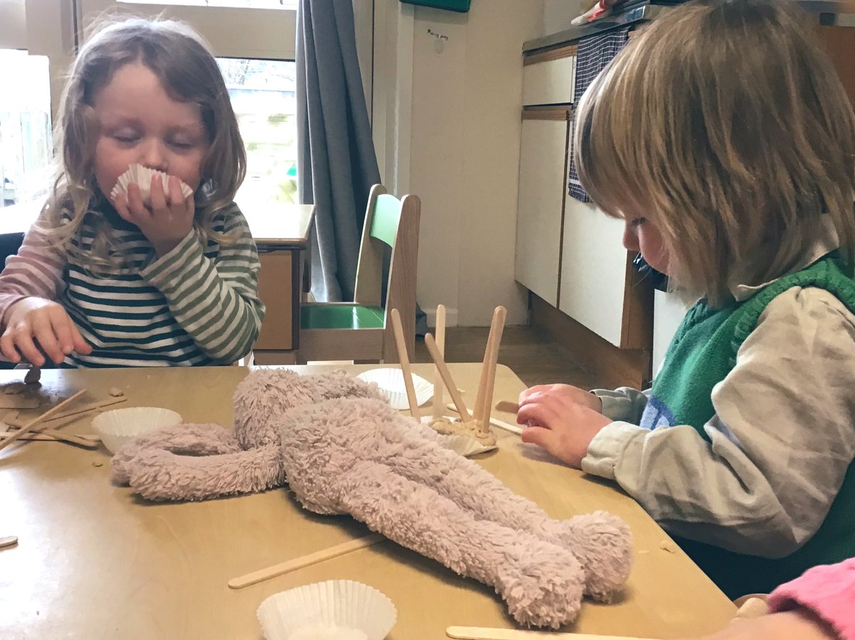snapcorsham's tweet photo. Play dough scented with cinnamon, nutmeg and vanilla to create cupcakes, lollipops and biscuits. Toddlers spend lots of time in the home corner baking so we thought let’s get the play dough to make even more yummy treats #yummy #letsplay #bakingfun https://t.co/v7xv4B8JyG