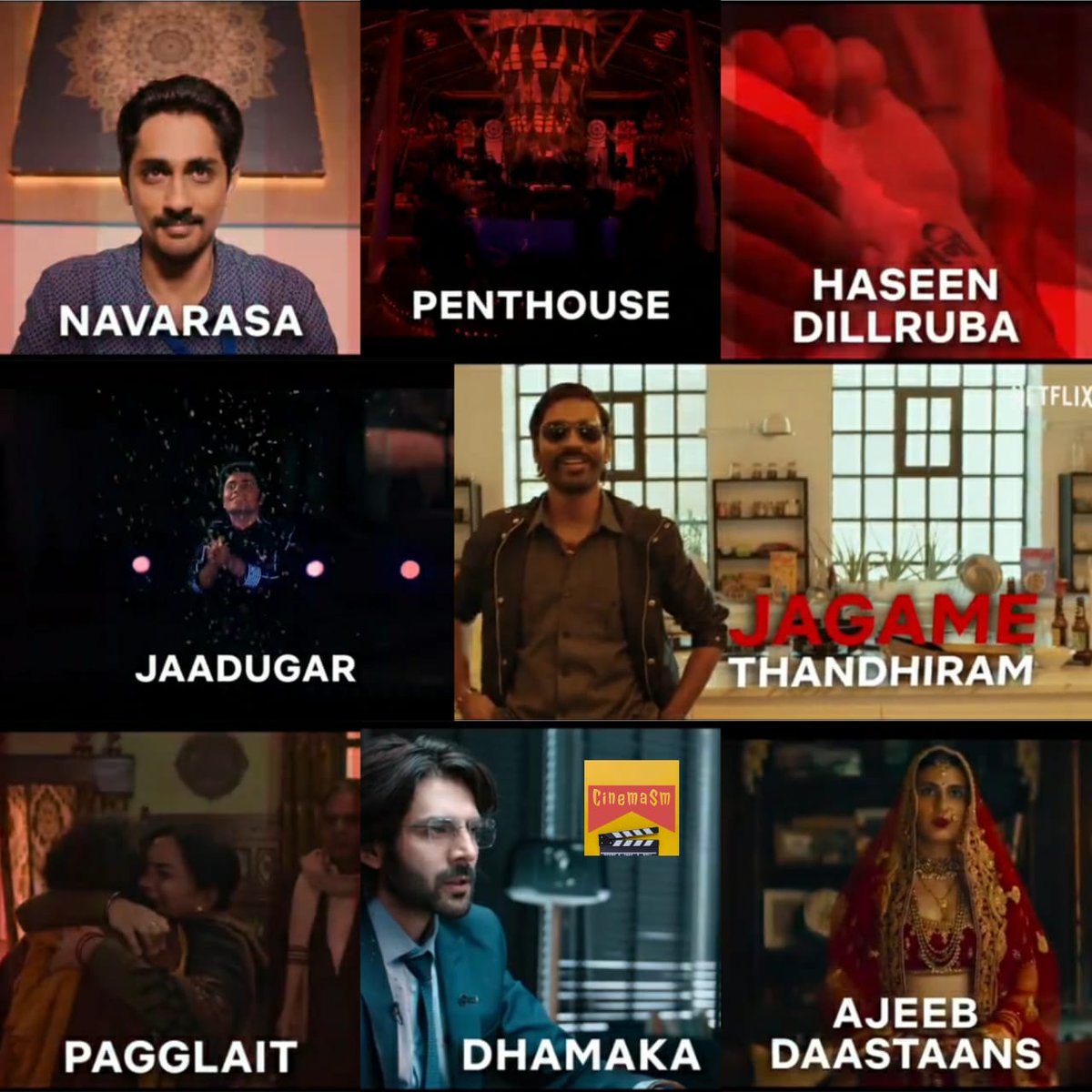 CinemaSm1's tweet photo. Lets see whats wait for us to be served in 2021 from Netflix India

@NetflixIndia https://t.co/haHAnMk2FZ