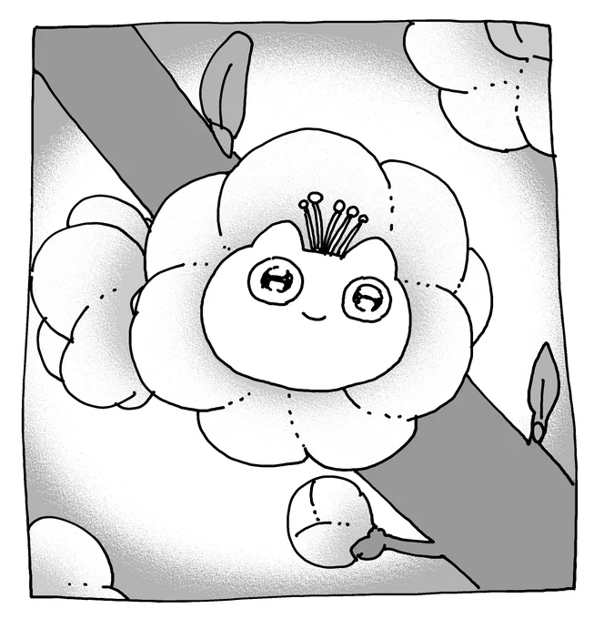 もものお花だったときのねこちゃ。 