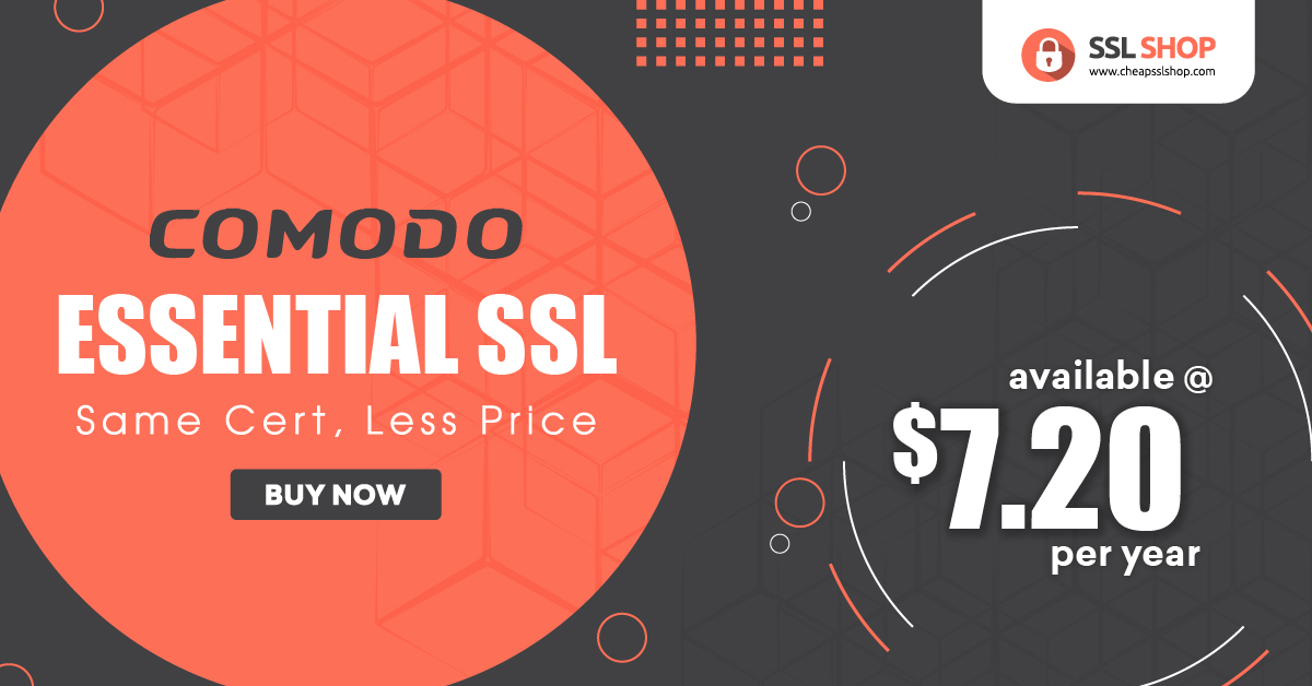 cheap_ssl_shop's tweet image. Purchase Comodo Essential SSL Certificate at the Lowest Price of $7.20/yr - cheapsslshop.com/comodo-essenti…

#comodo #sslcertificate #essentialssl #cheapsslshop  #cybersecurity