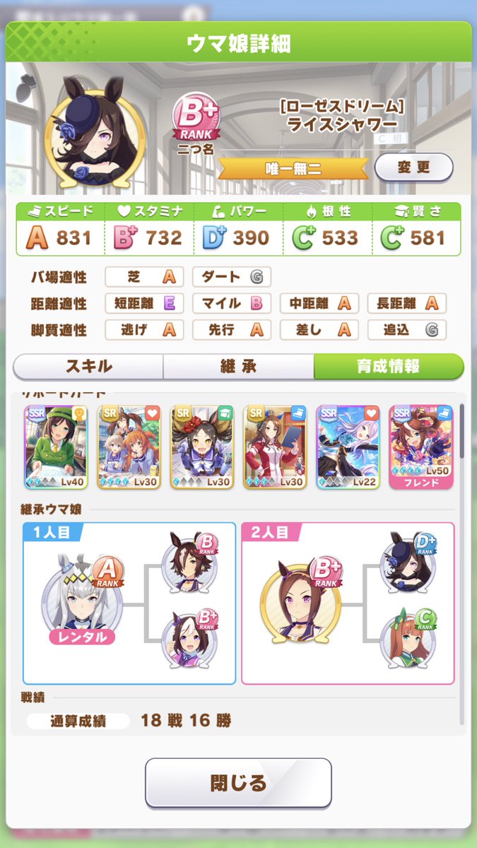 よ かい ライスちゃん育成7回目でuraファイナル勝てましたぁー 脚質は先行で行けたんで スキル構成次第で他も色々できそう そろそろ因子も考えて育成したいけど ウマ娘数が足りない W ウマ娘 ライスシャワー よ かい ライスちゃん育成7回目でuraファイナル勝てましたぁー 脚質は先行で行けたんで スキル構成次第で他も色々できそう そろそろ因子も考えて育成したいけど ウマ娘数が足りない W ウマ娘 ライスシャワー