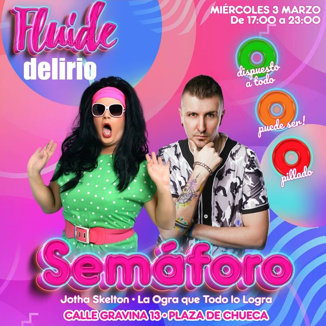DLROLive's tweet photo. Esta tarde en 📍Fluide (Calle Gravina 13) desde las 17h 🎉

🚥🚥 SEMÁFORO 🚥🚥

Elige tu color: 🔴🟡🟢 y conoce gente para pasar una buena tarde o quizás toda la vida!! ❤

Con la Doctora Amor, nuestra querida @LaOgraQTLL 🔥

Y en cabina, @JothaSkelton Dj 💥

No puedes faltar!!! https://t.co/dCizYvypPQ