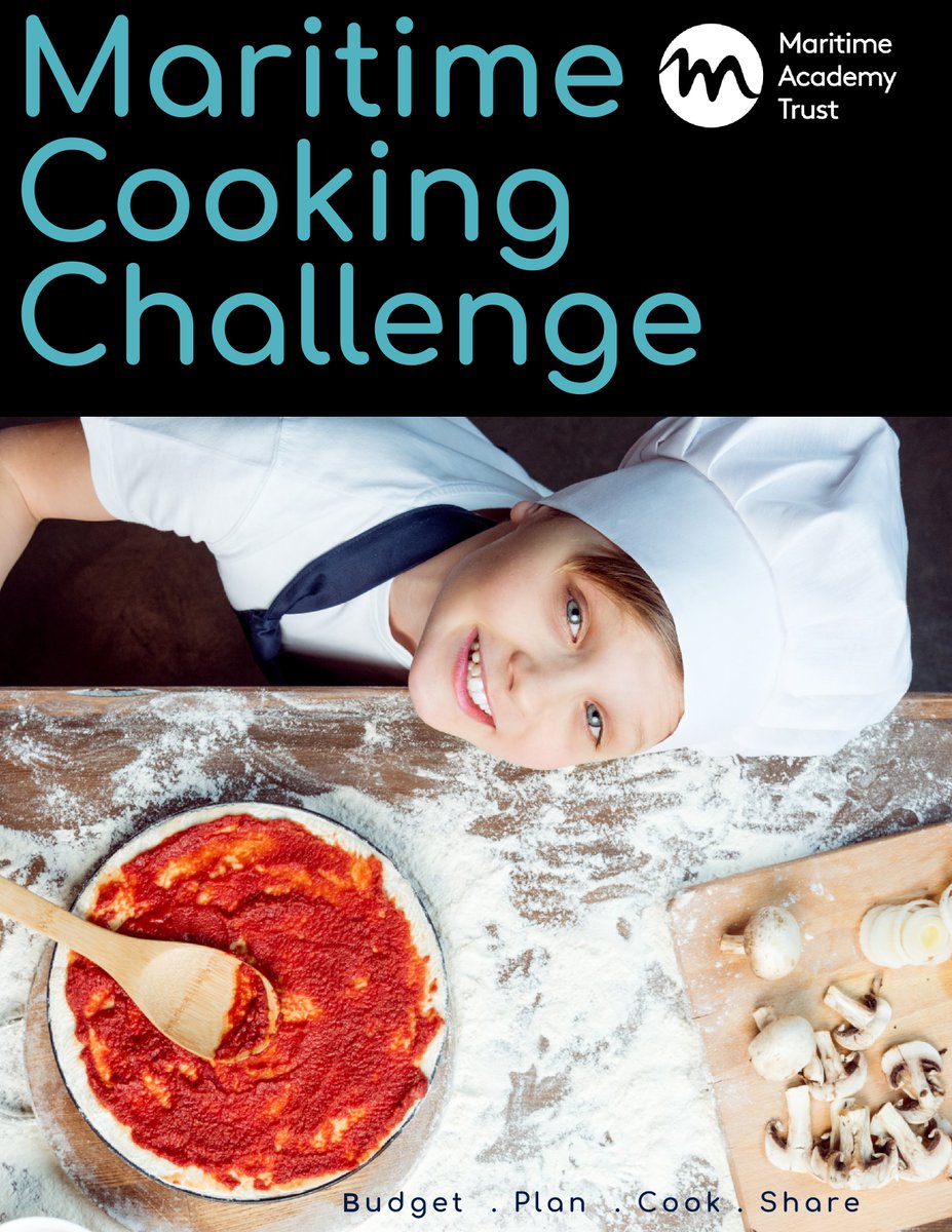 MaritimeMAT's tweet photo. We’re so excited to see what recipes you submit for the Maritime Cooking Challenge! The deadline for the challenge is the 15th March! #endchildfoodpoverty #budgetplancookshare #5mealsfor15 https://t.co/NPhuBEo33G
