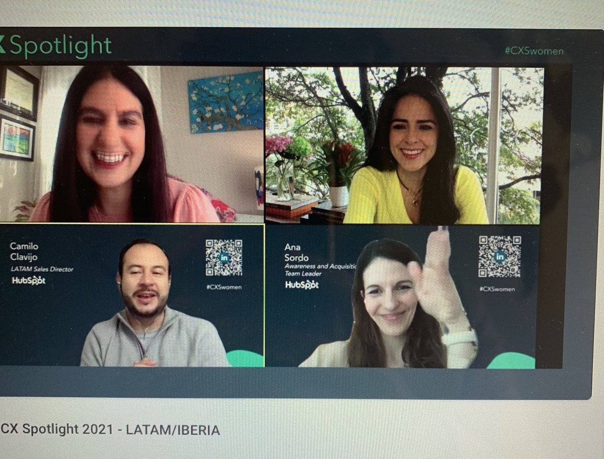 Un comienzo excelente del CX Spotlight en Español con <a href="/celestenarganes/">cnarganes</a> y <a href="/claudiapalacios/">Claudia Palacios</a> hablando de temas de diversidad, inclusión y pertenencia #cxswomen