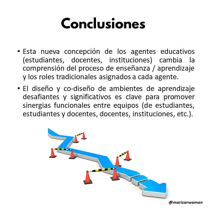 maricarwomen's tweet photo. Es un artículo que apuesta por una nueva concepción de los agentes educativos (estudiantes, docentes, instituciones), que cambia la comprensión del proceso de enseñanza / aprendizaje y los roles tradicionales asignados a cada agente. #collaborativecreativity #coordinationdynamics https://t.co/beXcCpZgWj