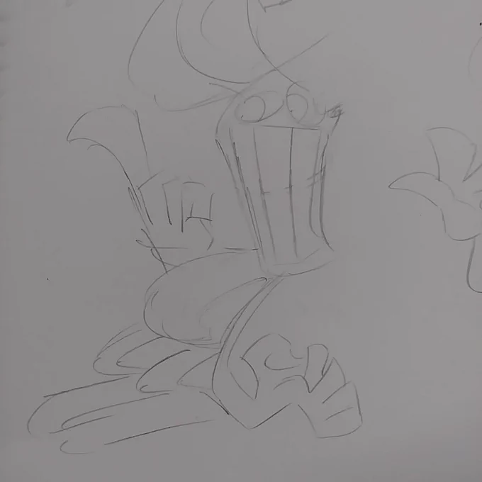 I used to draw peppino and noise so easily but its super hard for me to do that style nowadays i still try though, these are from last month 