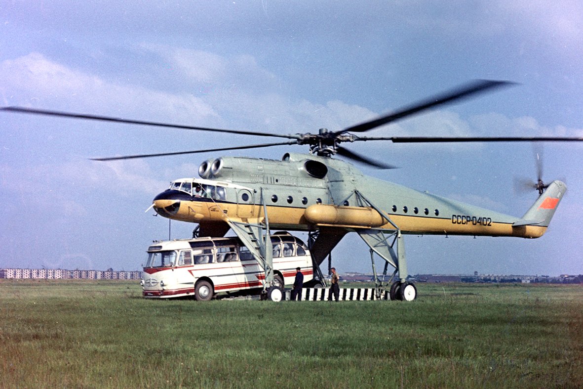 Soviet Visuals on Twitter: "Mil Mi-10 Soviet transport helicopter at Paris Air Show, 1965… "