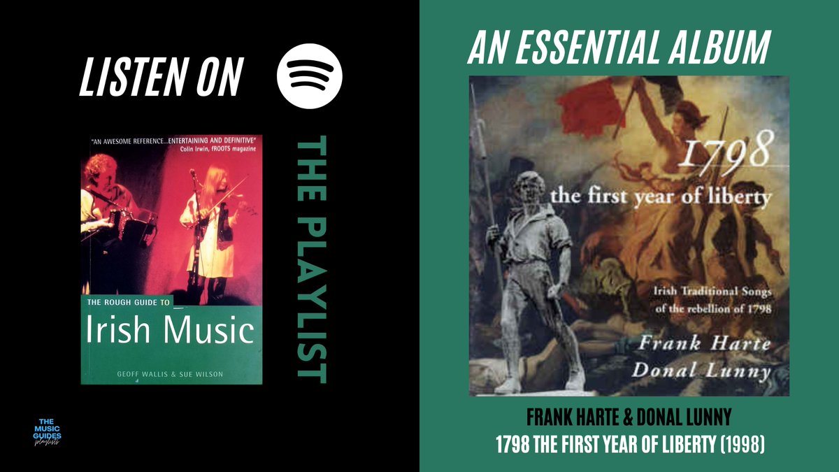 🎶🍀Frank Harte &amp; Donal Lunny - 1798 - The First Year of Liberty (1998)

An essential album from The Rough Guide To #IrishMusic 

Listen here🎧open.spotify.com/playlist/2Rr0E…

#StPatricksDay #StPatricksDay2021
