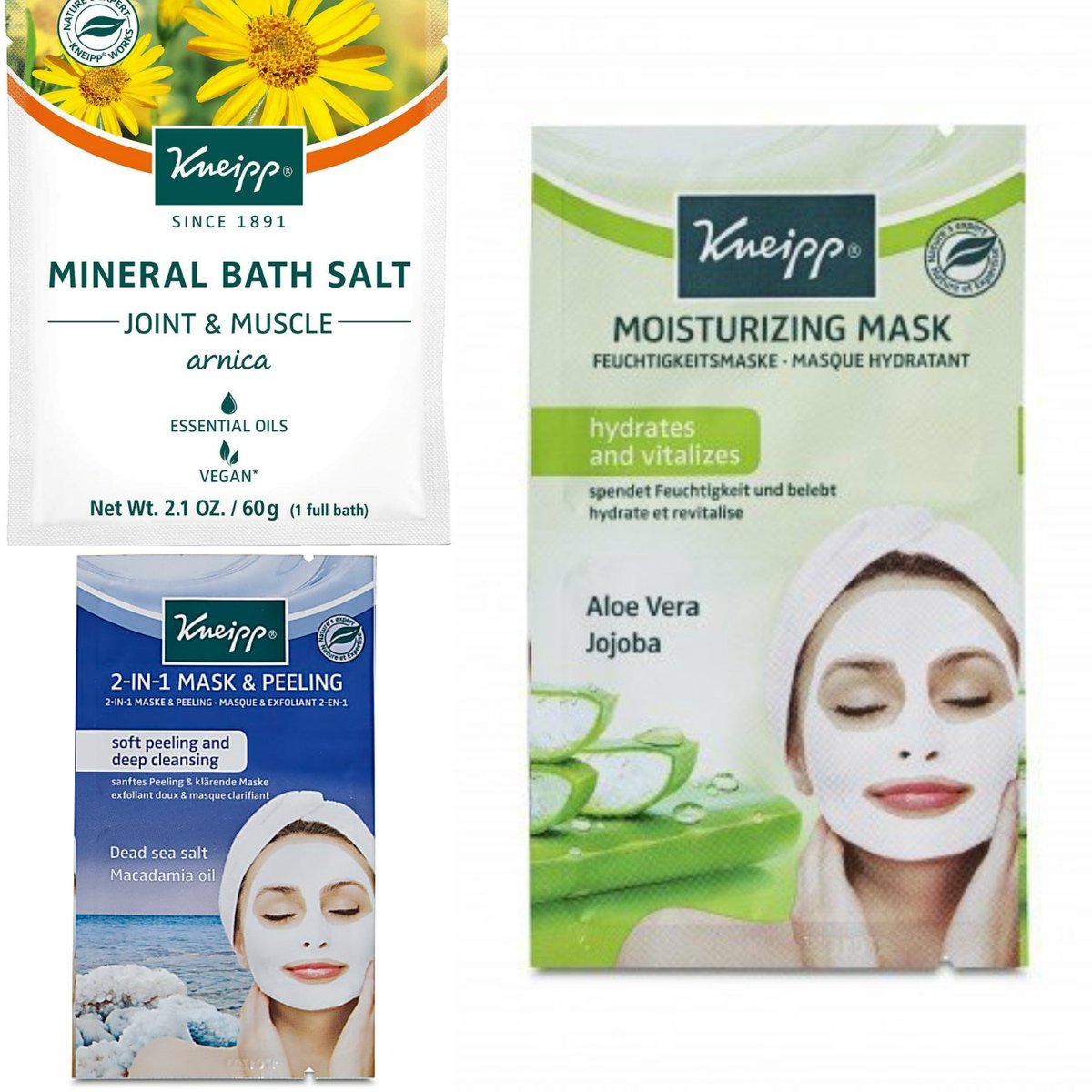 We also have face masks and bath salts in stock
£2 each or get all three for £5