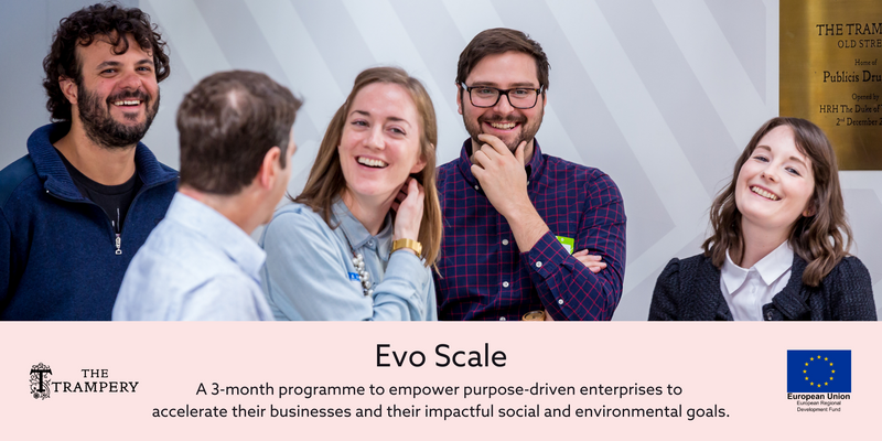 TheTrampery's tweet photo. Are you an established purpose-driven organisation who is looking to increase your performance in the post-corona world? #EvoScale is a FREE three month programme to help you do just that.
Applications close 15th March. Sign up now. https://t.co/7QD9iPMZts https://t.co/Uqr8j0TD2U