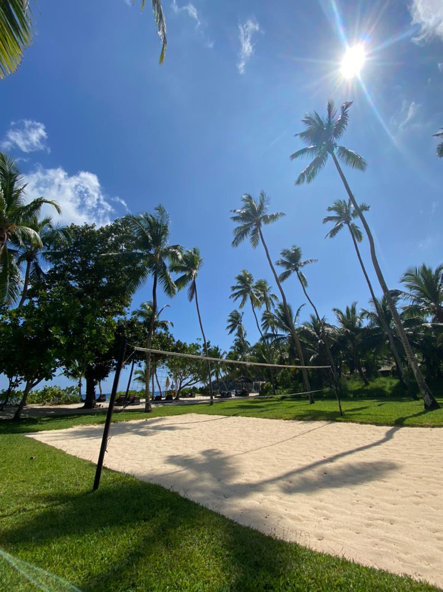 If you need a break from relaxing and sunbathing, our volleyball field is the perfect chance to boost your activity level in the right way. 🏐

Do not hesitate &amp; join us for a round! 🙌🏻

#kempinski #kempinskiseychelles #sport #volleyball #team #activity #sun #wellbeing