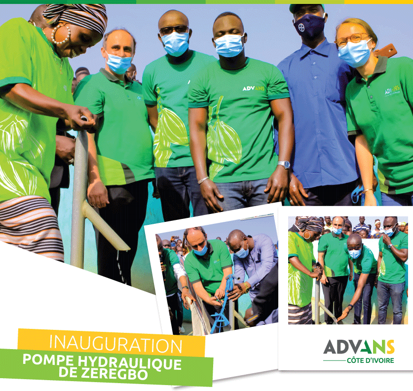 AdvansRCI's tweet photo. #AdvansResponsable #PerformanceSociale 
Ce 4 Février, dans la région de Danané, précisément à Zeregbo, Advans a offert une pompe hydraulique à une coopérative cliente dans le but de mettre à disposition des producteurs de la zone de l'eau potable à proximité de chez eux. https://t.co/hkU9pvcMya