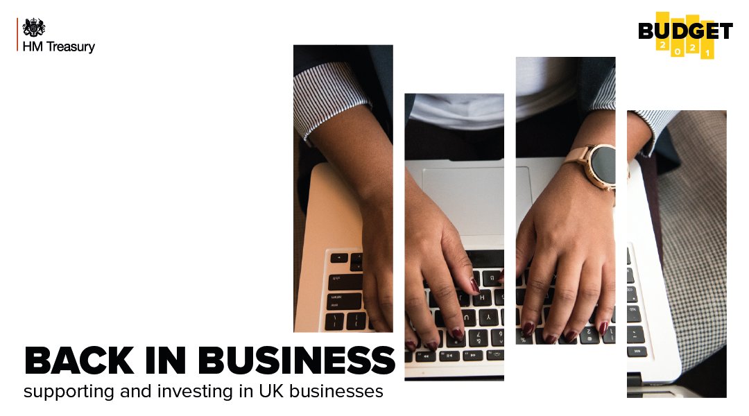 hmtreasury's tweet photo. Continued support and investment in UK businesses through:
✅one-off Restart Grants
✅a new government-backed UK-wide Recovery Loan Scheme
✅The UK-wide Future Fund: Breakthrough scheme

#PlanForJobs #Budget2021 https://t.co/QCK9AW5vom