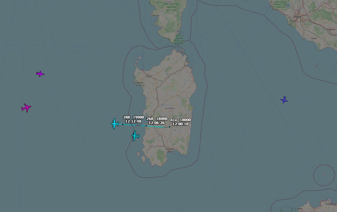 FlightsReach's tweet photo. 16th SOS AC-130W's 90-1058 &amp; 87-9288 Passing Sardinia , en route to Rota with RCH1038/36 https://t.co/rwbYkDYL0p