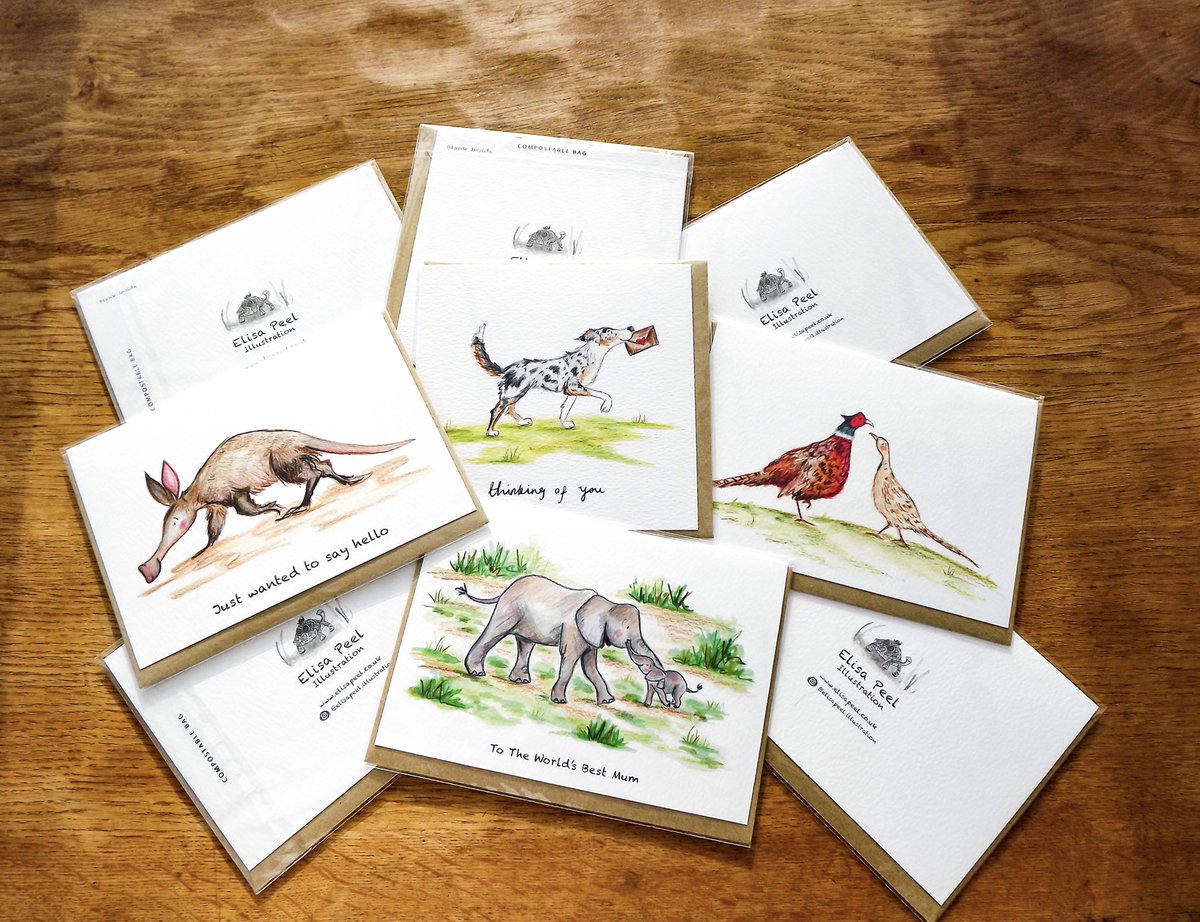 I’ve got some new cards available in my #etsy shop: ElisaIllustration, including the elephant Mother’s Day card! 

It’s always so much fun seeing your artwork as prints 🥰

#MothersDay #Illustrator #SmallBusiness