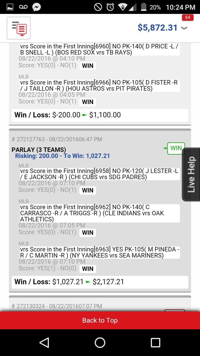 SupremeCapping's tweet image. The old #MLB Parlays will be here before you know it. If I ever Parlay it will strictly be this way that year I made $600,000 net profit in one year. I’m doing that again. ⚾️

#gamblingtwitter #nbatwitter #dfs #fanduelsportsbook #vegas #draftkings #mlb #parlay
