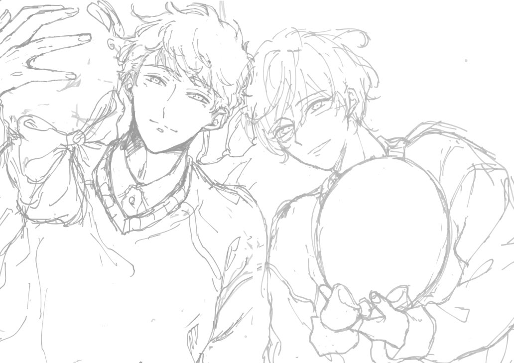 下書きから色塗りまでこんな感じ ゆた の漫画