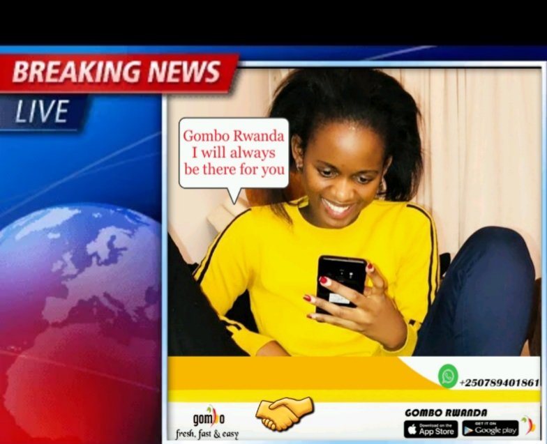 GomboRwanda's tweet photo. The breaking #news #Rwanda when you patner with gombo you secure yout #everydaylife #feesh #food #fast and easy @ERICABRAND7 @ #women in rwanda and #gentlemen https://t.co/zCvtY3xrmH