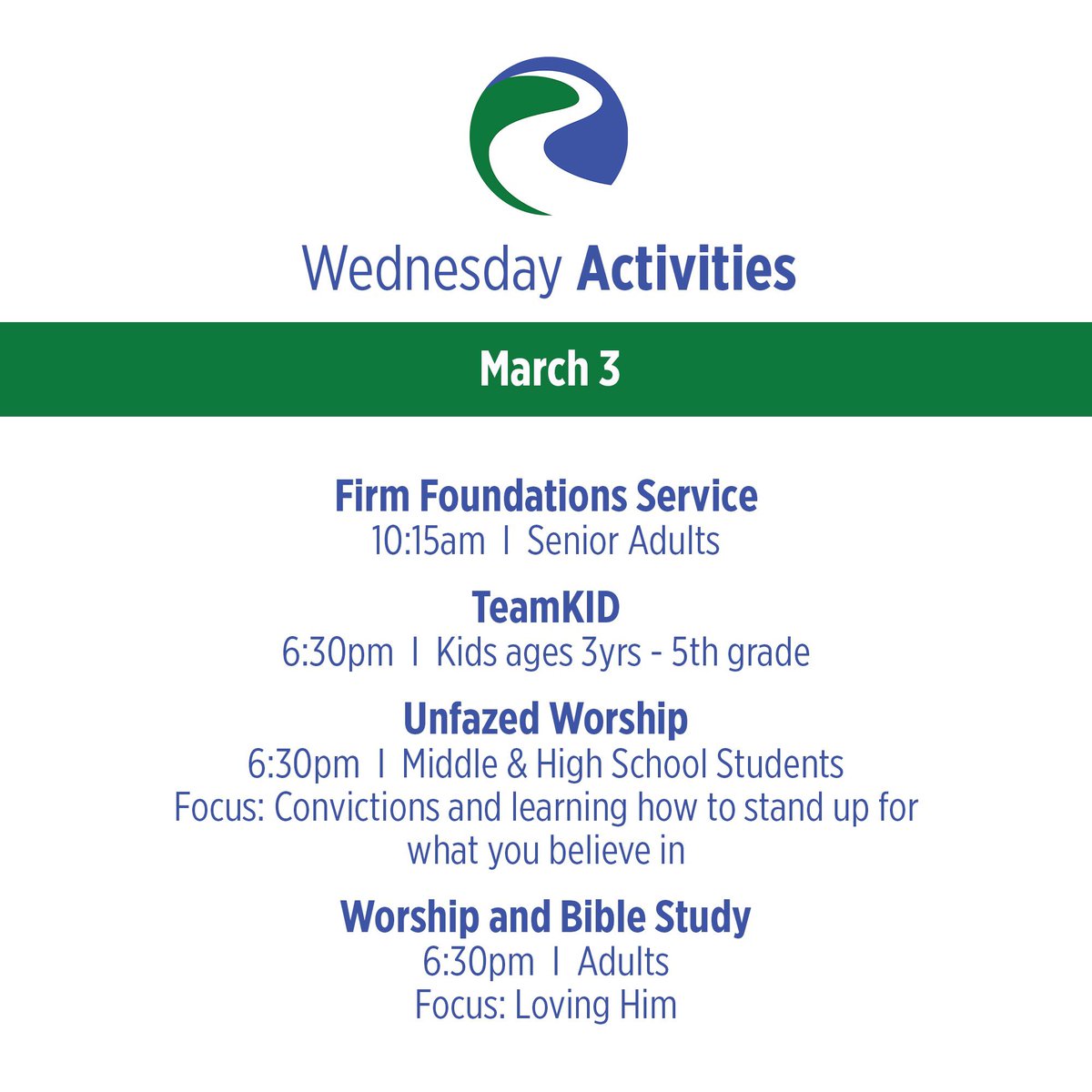 We have a full day of activities scheduled for today...come check us out! #csbcfamily