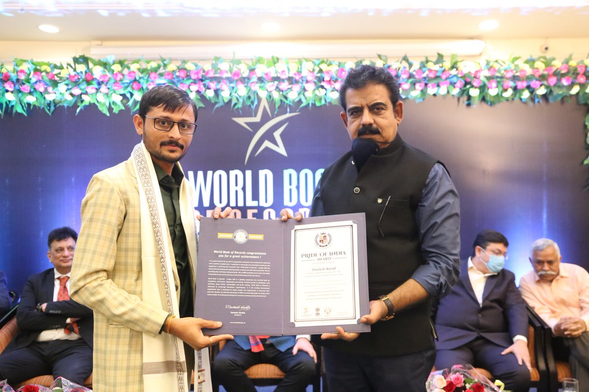 ShaileshBarad15's tweet photo. PRIDE OF INDIA AWARD https://t.co/Xz6NuvG5jC
