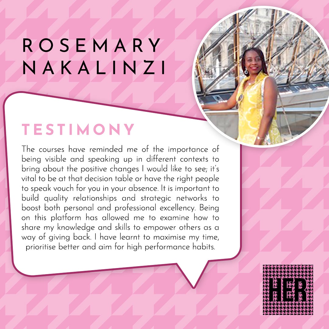 We love to see the HER Ladies winning 💪

#celebratingwomen
#testimonies #hercourses #africanwomen #womeninbusinesss #personalgrowth #positivity #itsajourney #startdoing