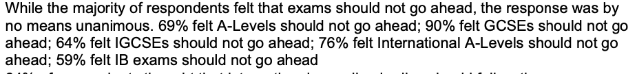 ManavDharni's tweet photo. #cancelcieexams2021 
Even @COBISorg @COBIS_CEO survey states that no one wants exams then why the stubbornness of keeping exams. Doesn't @CambridgeInt @Cam_Assessment understand the meaning of UNIFORMITY IN THE GRADING SYSTEM Be fair to international students also not only yours https://t.co/eYmLxAeof4