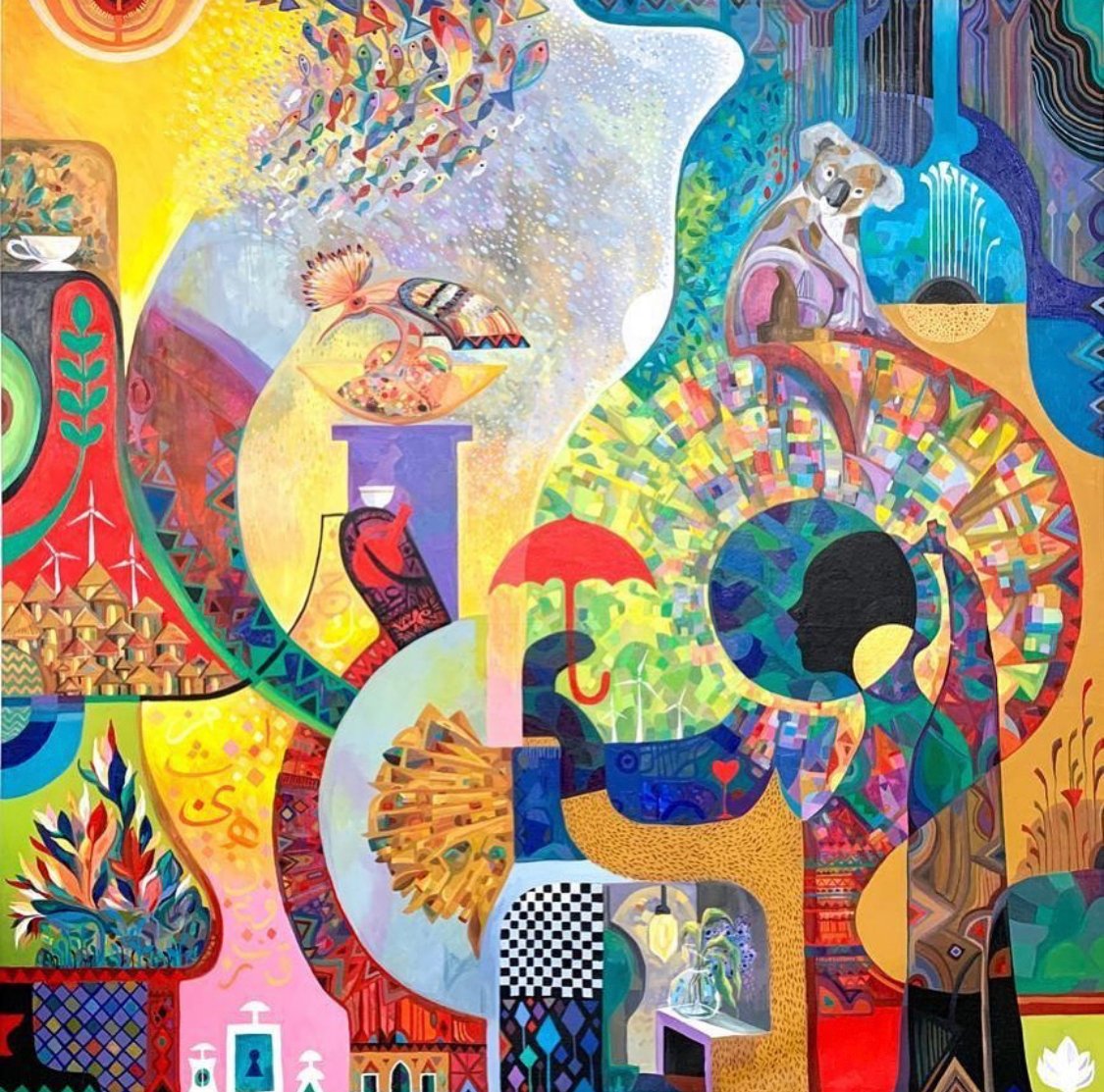 Highlighting the work of Sudanese artist #AlmigdadAldikhaiiry over on our FB &amp; Instagram where we have a slightly longer word count! bit.ly/3b9tE1t

Artwork: Environmental Princess (2021) ⁣⁣