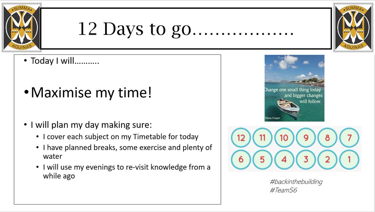 MissCraig7's tweet image. 12 days to go until #TeamS6 are #backinthebuilding.  Here's a tip-a-day to get ready!  We can't wait to see you all!🌟⬇️
@StThomasAqSec @meehan_miss