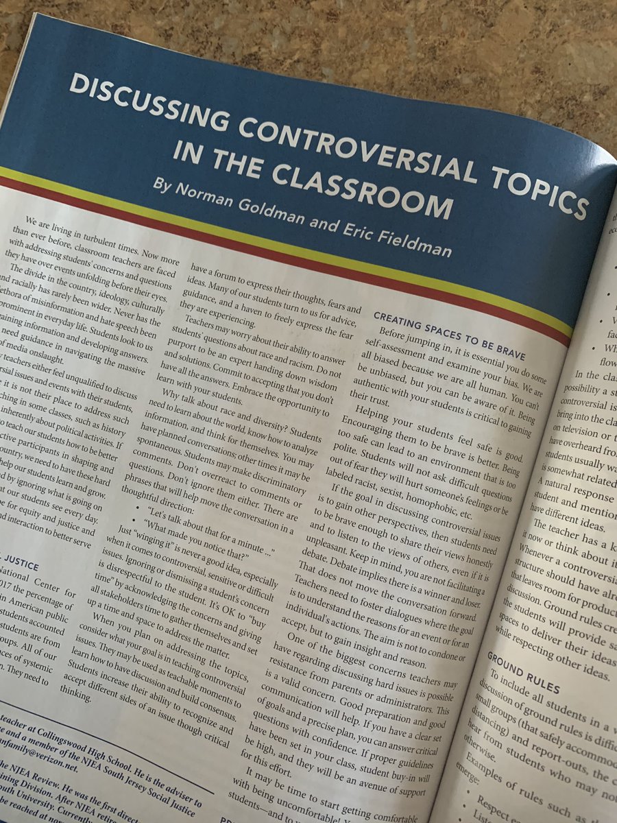 Okay <a href="/mrfieldmanchs/">eric fieldman👊✌</a> I see you in <a href="/NJEA/">NJEA</a> Review. Repping <a href="/CollsSchools/">Colls Public Schools</a> #collsedu