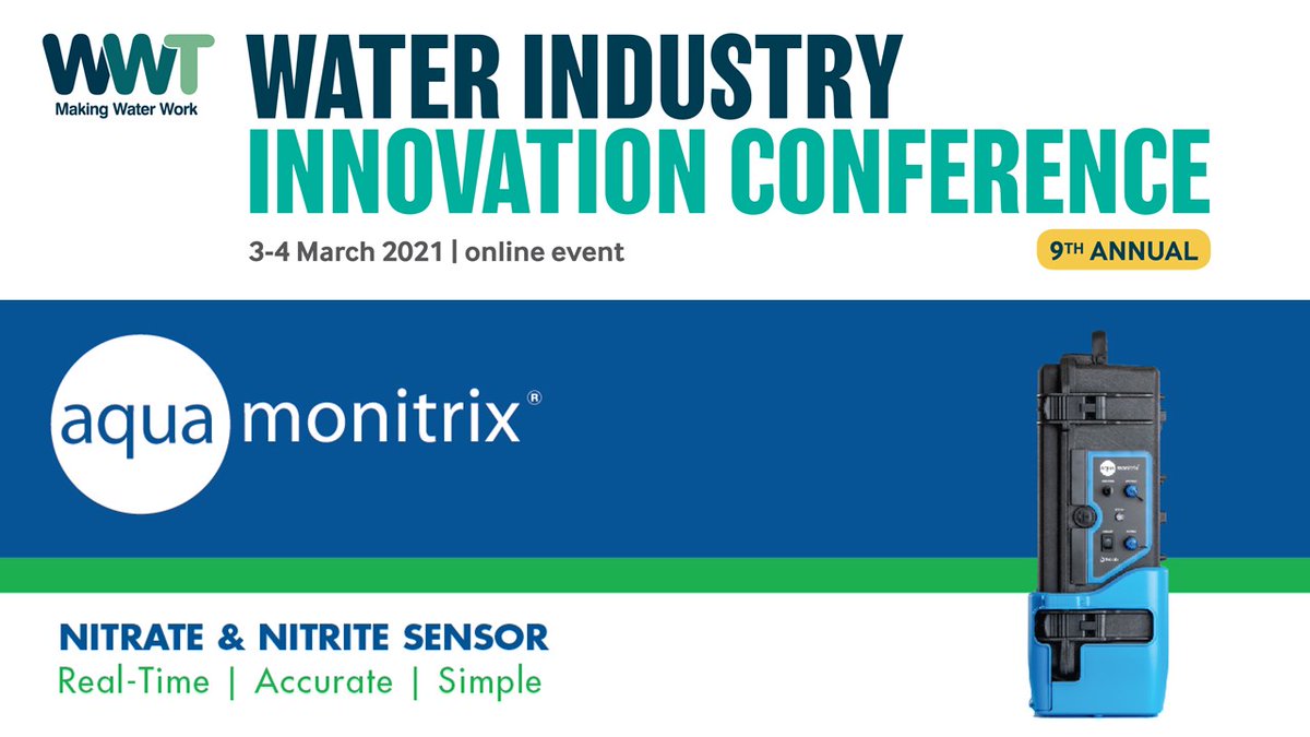 Some really good sessions this morning. Don't forget to tune in at 13:00 hrs to hear how better nitrate & nitrite monitoring can unleash savings in costs, energy & emissions with the Aquamonitrix®.
#waterquality #waterinnovation #wastewatertreatment #utilityindustry