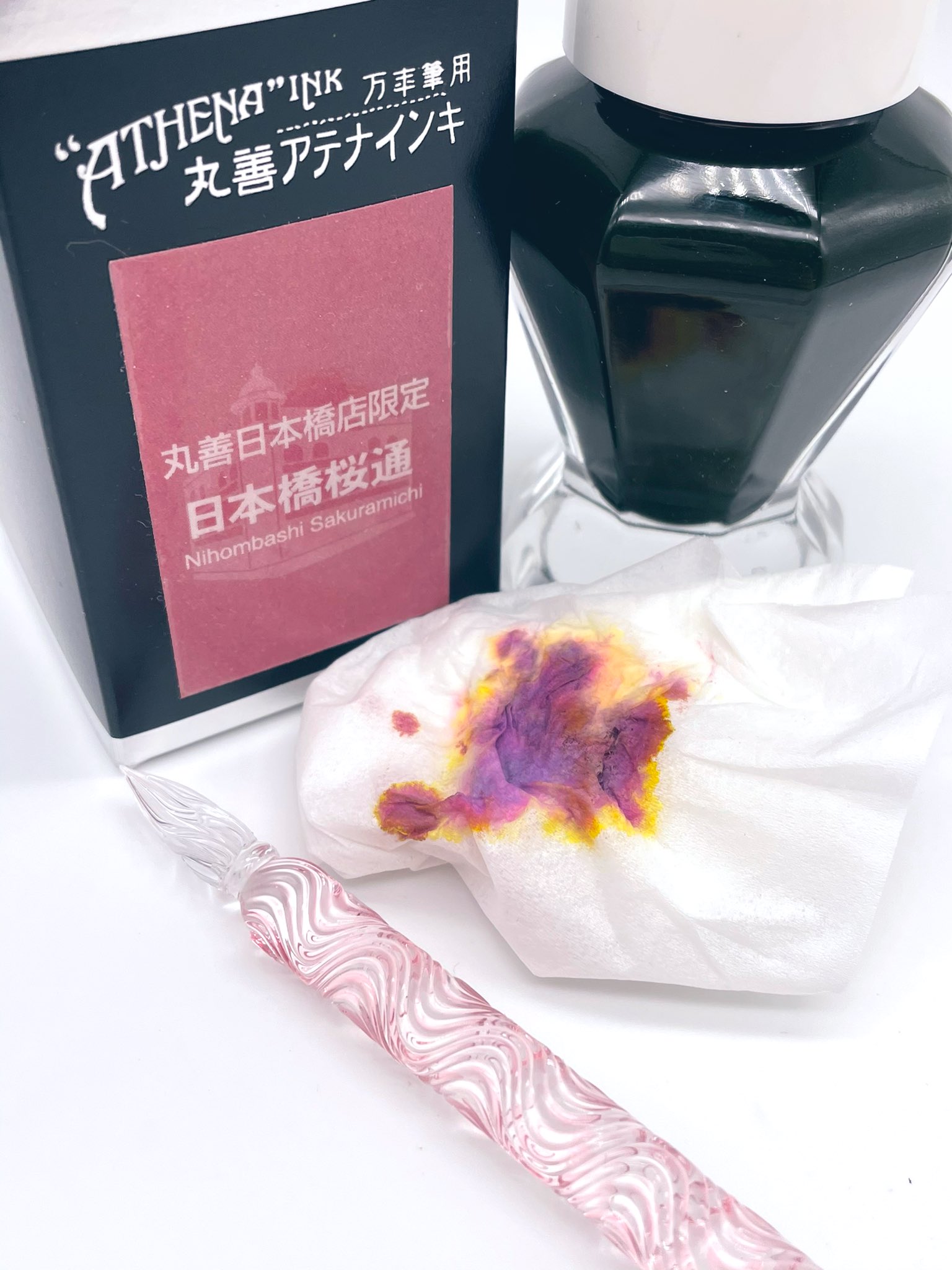 値下げ！丸善日本橋店限定　日本橋銀冠　万年筆用　インク すみっこ on X: 