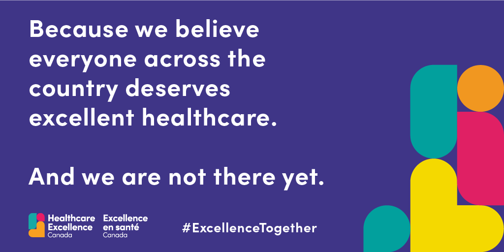 We have excellent news! Healthcare Excellence Canada has now officially launched. 

Join us to shape the future of quality and safety and build a better healthcare system. Together. #ExcellenceTogether #CdnHealth 

healthcareexcellence.ca