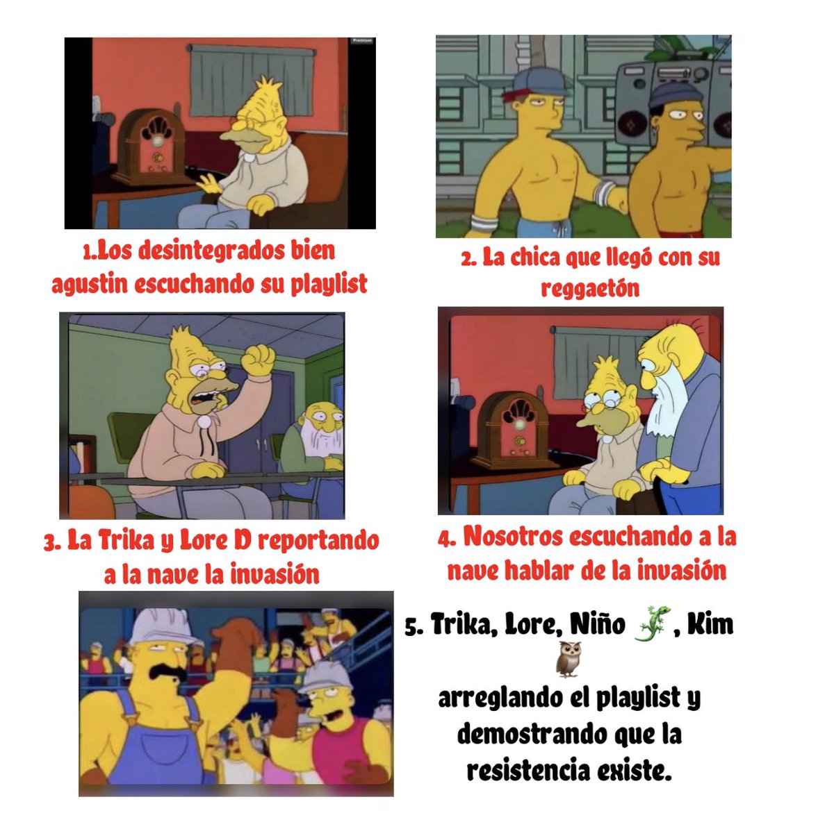 _anacollado's tweet image. EN RESUMEN LA HISTORIA DEL PLAYLIST #Desintegrados #ecdqemsd #PlayList #Invasion