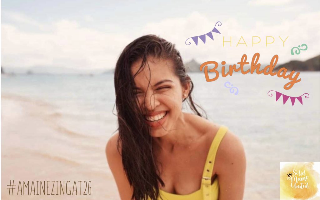 SOLID MAINE UNITED (@smu_ofc) on Twitter photo To our one and only phenoMAINEal star, <a href="/mainedcm/">Maine Mendoza</a> HAPPY HAPPY BIRTHDAY. You shine the brightest today because it’s your special day🌟
#MaineAt26 | #MaineMendoza
Happy birthday Maine To our one and only phenoMAINEal star, <a href="/mainedcm/">Maine Mendoza</a> HAPPY HAPPY BIRTHDAY. You shine the brightest today because it’s your special day🌟
#MaineAt26 | #MaineMendoza
Happy birthday Maine