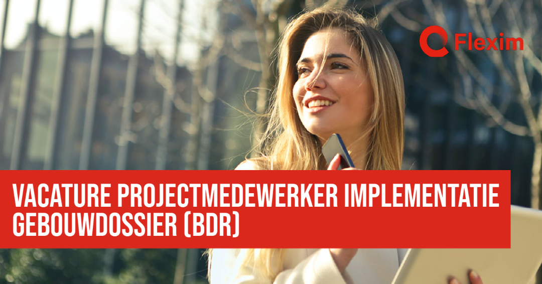 #VACATURE | Voor ons team BDR zijn wij op zoek naar een energieke Projectmedewerker implementatie gebouwdossier. 

hubs.ly/H0HzvbW0

#projectmedewerker #gebouwdossier #gebouwbeheer #topteam #werkenbijflexim #energizingbusiness
