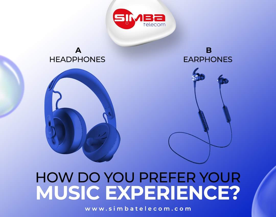 How do you like listening to your music ?
A or B
#WednesdayThoughts #WednesdayIdeas #Music #PositiveVibes #SimbaTelecom https://t.co/uiHpGBMqA4