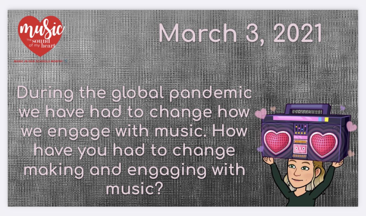 @NewSalemES_NC @FairviewES_NC @UCPSNC Mrs. Sloan watched concerts online, learned to make videos, and recorded music with friends from a safe distance. #ncgme #musicthesoundofmyheart #MIOSM