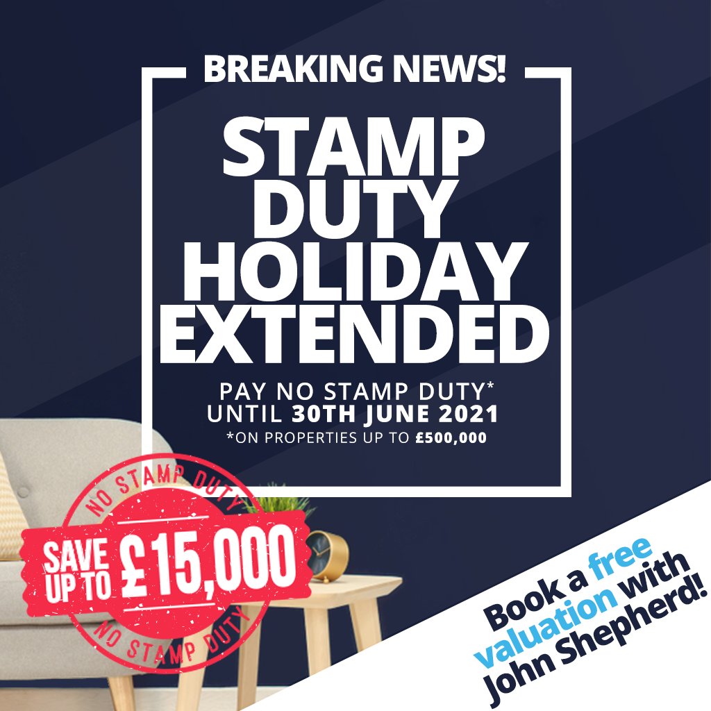 The stamp duty holiday has been extended to the end of June (and if buying a property under £250,000, buyers won't pay stamp duty if buying by September).

#Chancellor #BudgetSpeech2021 #Budget #housingmarket