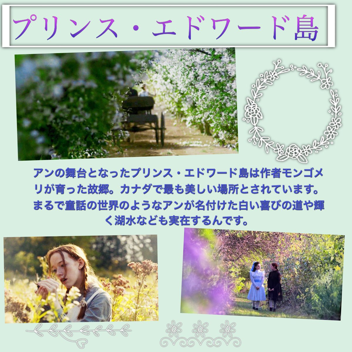 perle_fleur_'s tweet photo. #アンという名の少女 への愛が強過ぎて魅力を紹介するシートを作ってしまいました📖
日常の小さな幸せからLGBTや偏見や差別などの深いテーマにも触れている素敵なドラマです。
入りきらなかったけどアンを含めてみんな魅力的で、雨上がりの空気が澄んで虹がかかった空を見上げるような感覚になれます https://t.co/HZGjbX5yX8