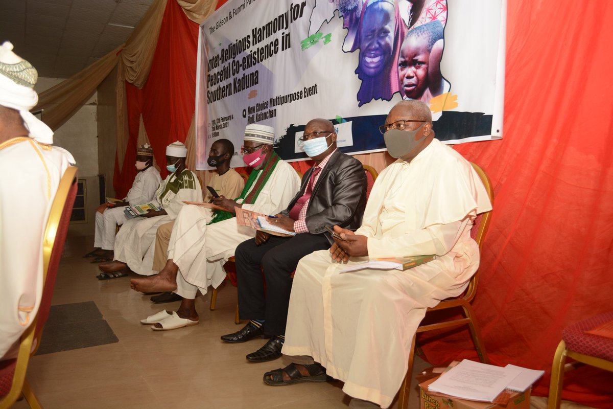 Para-Mallam Peace Foundation (@paramallam) on Twitter photo 02.03.2021
The <a href="/ParaMallam/">Para-Mallam Peace Foundation</a> Peace Foundation organized a roundtable discussion which brought together Religious, Traditional, Community Leaders and Members to deliberate ways of ushering sustainable peace in Southern Kaduna.
#IPeaceSK #Peace <a href="/GuardianNigeria/">The Guardian Nigeria</a> <a href="/ClementKuliyak/">Clement N. Kuliyak</a> 02.03.2021
The <a href="/ParaMallam/">Para-Mallam Peace Foundation</a> Peace Foundation organized a roundtable discussion which brought together Religious, Traditional, Community Leaders and Members to deliberate ways of ushering sustainable peace in Southern Kaduna.
#IPeaceSK #Peace <a href="/GuardianNigeria/">The Guardian Nigeria</a> <a href="/ClementKuliyak/">Clement N. Kuliyak</a>