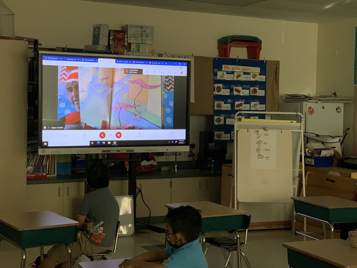 BardorfM's tweet photo. Virtual guest readers for Read Across America Week @JupiterElSchool @paolaariley https://t.co/pk3gx9MMB0