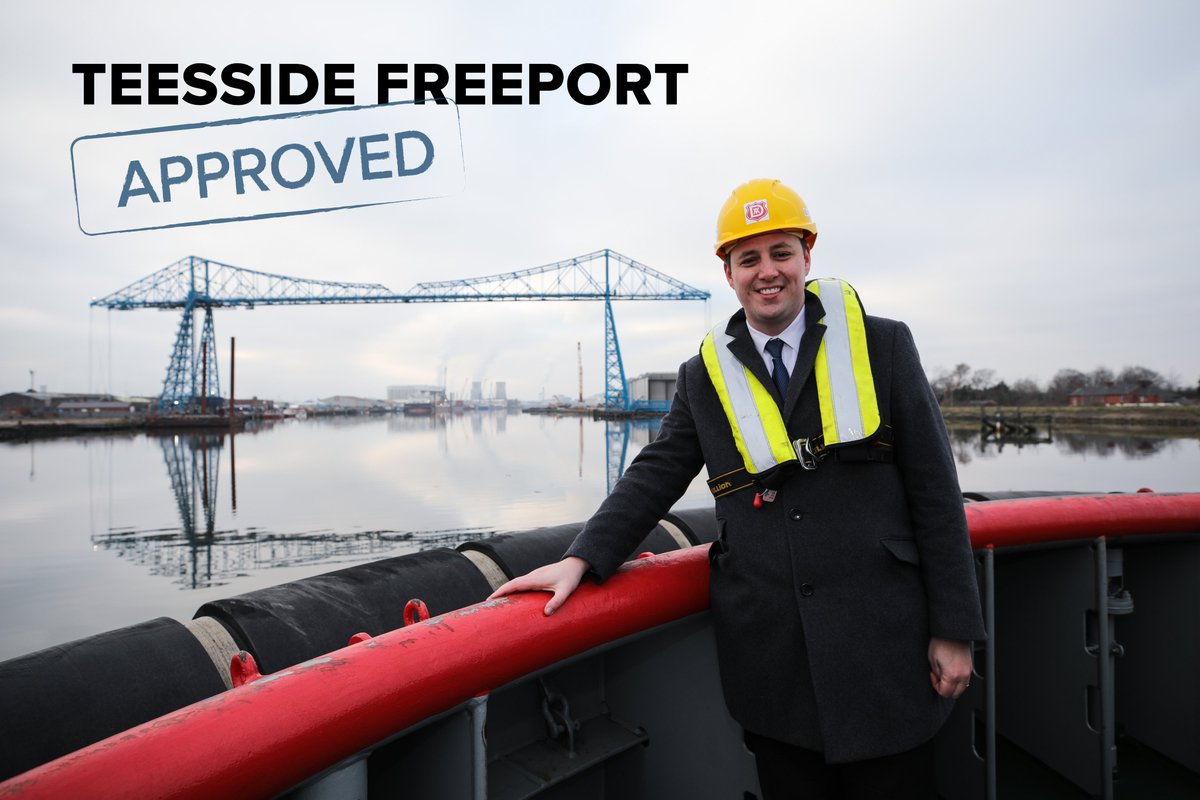 Freeport Bid Success:// We are delighted that #Teesside has been successful in its bid to become one of the first #Freeports. With our <a href="/portofmbro/">Port of Middlesbrough</a> site being a designated area of the new Freeport zone. #TalkingupTeesValley #TalkingupTeesside #AVDawson #UKports