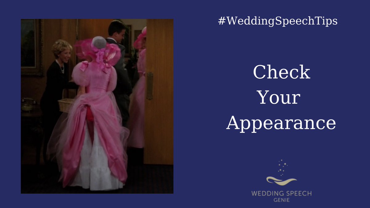 speechgenie's tweet photo. Wedding Speech Tips #12. It's not just about what you say! #appearance #weddingspeeches #weddingspeechcoaching #bride #groom #bestman #motherofthebride #fatherofthebride #motherofthegroom #fatherofthegroom https://t.co/2uFOzXaNQr